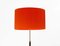 Pie De Salón G2 Floor Lamp in Red and Brass by Jaume Sans, Image 3