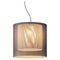 Moaré LM Pendant Lamp in Grey and White by Antoni Arola 1