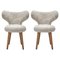 Chaises WNG en Peau de Mouton par Mazo Design, Set de 2 1