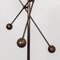 Lámpara de pie Milan de tres brazos en negro de bronce de Schwung, Imagen 6