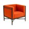 Loka Lounge Armchair in Orange by Colé Italia 1