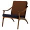 Lean Back Lounge Chair in Mosaic Teak by Warm Nordic 1