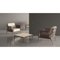 Ribbons Cream Divan Chaise Lounge by Mowee, Image 3