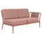 Ribbons Salmon Double Left Modular Sofa by Mowee 1