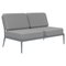 Ribbons Grey Double Central Modular Sofa by Mowee 1