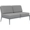 Ribbons Grey Double Central Modular Sofa by Mowee 2