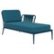 Ribbons Navy Left Chaise Lounge by Mowee 1