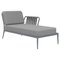 Ribbons Grey Left Chaise Lounge by Mowee 1