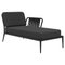 Ribbons Black Left Chaise Longue by Mowee, Image 1