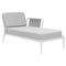Ribbons White Left Chaise Lounge by Mowee, Image 1