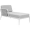 Ribbons White Right Chaise Lounge by Mowee 2