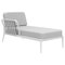 Chaise Longue Ribbons Blanche par Mowee 1