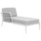 Ribbons White Right Chaise Lounge by Mowee 1