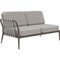 Ribbons Bronze Double Right Sofa by Mowee, Image 2