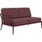 Ribbons Burgundy Double Right Modular Sofa by Mowee 2