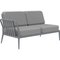 Ribbons Grey Double Right Sofa by Mowee, Image 2