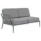 Ribbons Grey Double Right Sofa by Mowee, Image 1