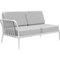 Ribbons White Double Right Modular Sofa by Mowee 2