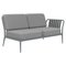 Ribbons Grey Double Left Sofa by Mowee, Image 1