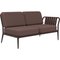 Ribbons Chocolate Double Left Modular Sofa by Mowee, Image 2