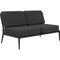 Ribbons Black Double Central Sofa by Mowee 2
