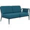 Ribbons Navy Double Left Sofa by Mowee 2