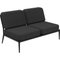 Nature Black Double Central Modular Sofa by Mowee 2