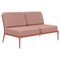 Ribbons Salmon Double Central Sofa by Mowee 1