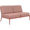 Ribbons Salmon Double Central Sofa by Mowee 2
