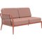 Ribbons Salmon Double Right Sofa by Mowee, Image 2