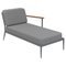 Chaise Longue Gauche Nature Grise par Mowee 1