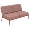 Nature Salmon Double Central Modular Sofa by Mowee 1