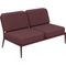 Nature Burgundy Double Central Modular Sofa by Mowee 2