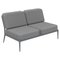 Nature Grey Double Central Modular Sofa by Mowee 1