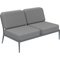 Nature Grey Double Central Modular Sofa by Mowee 2