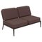 Nature Chocolate Double Central Modular Sofa by Mowee 1
