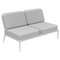 Nature White Double Central Sofa by Mowee, Image 1