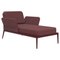 Chaise longue Divan Cover en burdeos de Mowee, Imagen 1