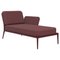 Cover Burgundy Left Chaise Lounge by Mowee 1