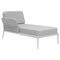 Chaise Longue derecha de revestimiento en blanco de Mowee, Imagen 1