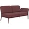 Cover Burgundy Double Left Modular Sofa by Mowee, Image 2