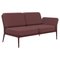 Cover Burgundy Double Left Modular Sofa by Mowee 1