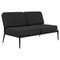 Cover Black Double Central Sofa by Mowee 1