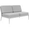 Cover White Double Central Sofa by Mowee 2