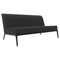 Xaloc Central 160 Black Sofa by Mowee 1