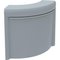 Curved Grey Lacquered Classe Bar by Mowee 2