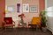 Sillón con respaldo inclinado de teca de Warm Nordic, Imagen 9