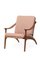 Fauteuil Lean Back en Teck par Warm Nordic 2