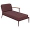 Chaise Longue Nature Bordeaux Gauche par Mowee 1