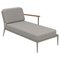 Natur Creme Links Chaiselongue von Mowee 1